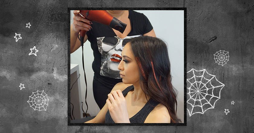 Loreal Paris BMAG How To Its Go Time 2 Last Minute Halloween Hair Ideas2 Step5